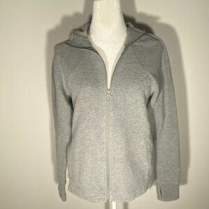 Women's Athletic Works Gray Hoodie Zip Up Size Small (4/6)